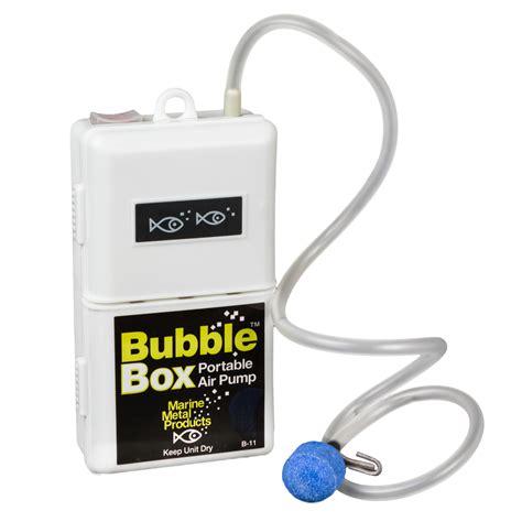 marine metal aerator bubble box 1.5 v|bubble box air pump.